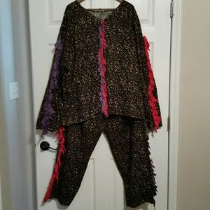 Handmade Mardi Gras costume